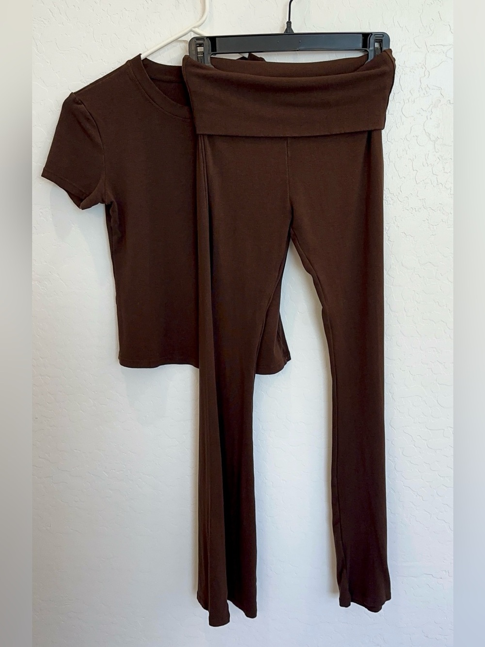 Matching Brown Pant and Top Set